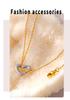 French Marka Hollow Heart Bracelet and Necklace Set for Women, 18K Gold-Plated Stainless Steel, Cross-Border Ins Style Jewelry.