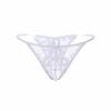 Women Lace Crotchless Panties Crotch Thong With Pearls Massaging Underwear 