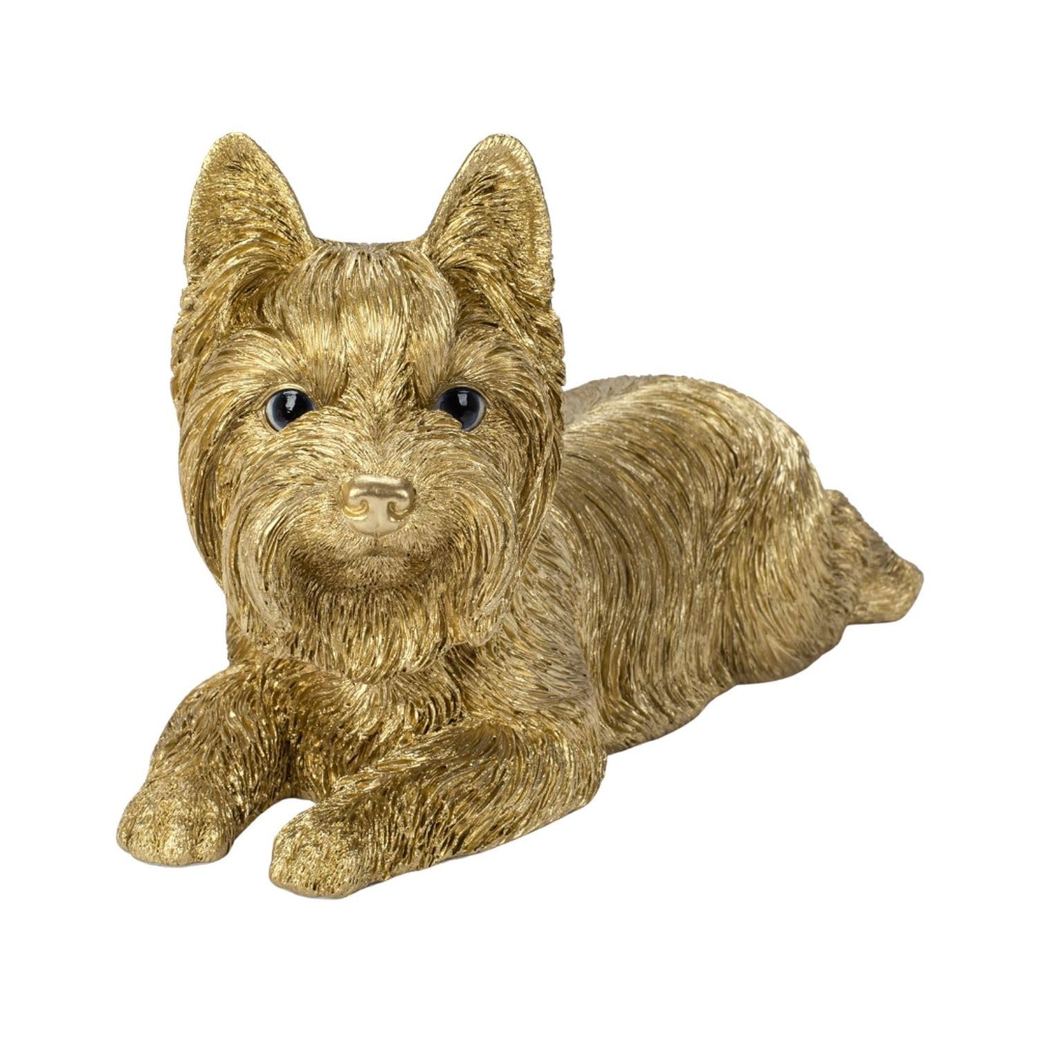 

Ubia Lying Yorkie 30 x 12 x Animal Garden Figurine, 16.5 cm, Figurine, Decor, Dog, H14145-12