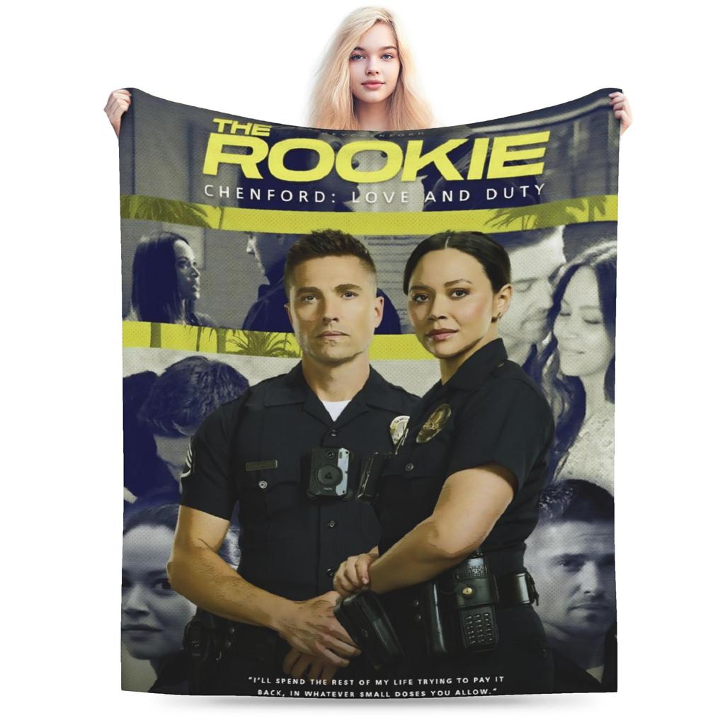 Coperte in pile per la serie TV The Rookie Coperte Morbidissime Rilassanti per Biancheria da Letto Biancheria da Letto Coperte