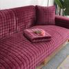 Thickened Plush Sofa Cushion Non-Slip Seat Cushion Autumn And Winter Flannel Warm Sofa Cover Towel  Labeling