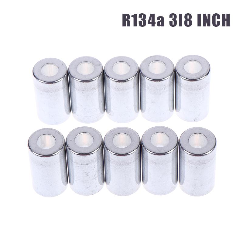 10 ks hliníkových objímek, tvarovek na potrubí, 16 mm, 20 mm, 24 mm, 26 mm, průměr otvoru. Krimpovací návleky na hadice autoklimatizace R12 R134A