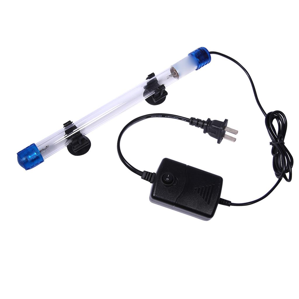 Akvarium Green Clean Lampa Mångsidig 254nm Våglängd Fisk Vatten Rengöringslampa för De Flesta Små Akvariefilter