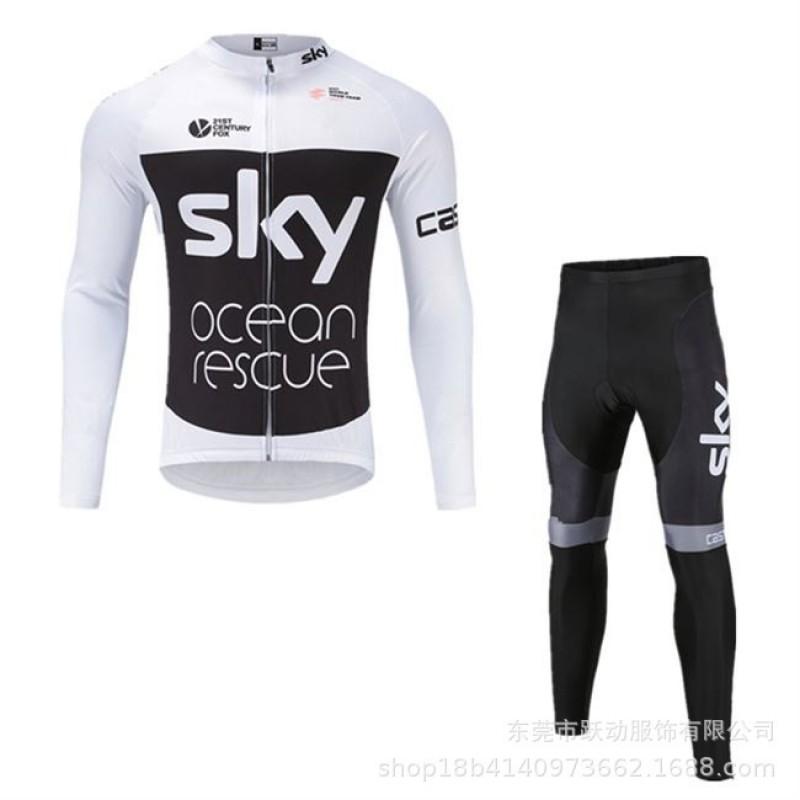 Maglia da Ciclismo Uomo Donna Manica Lunga Traspirante Abbigliamento Performance Ciclismo su Strada Mountain Bike