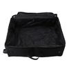 Cat Travel Litter Box with Zipper Lid Foldable Waterproof Convenient Handle Portable Travel Litter Box for Home Outdoor Car