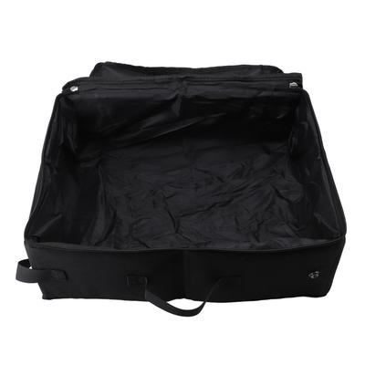 Caja de Arena de Viaje para Gatos con Tapa con Cremallera Plegable Impermeable Asa Conveniente Caja de Arena Portátil de Viaje para Hogar Exterior Coche