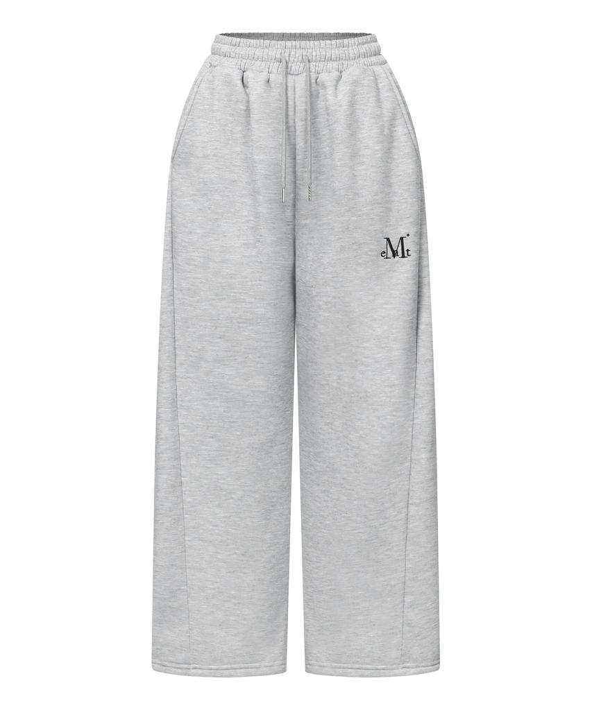 Mucent Seria Side Pintuck Back Pocket Wide Sweatpants (2 Colors)