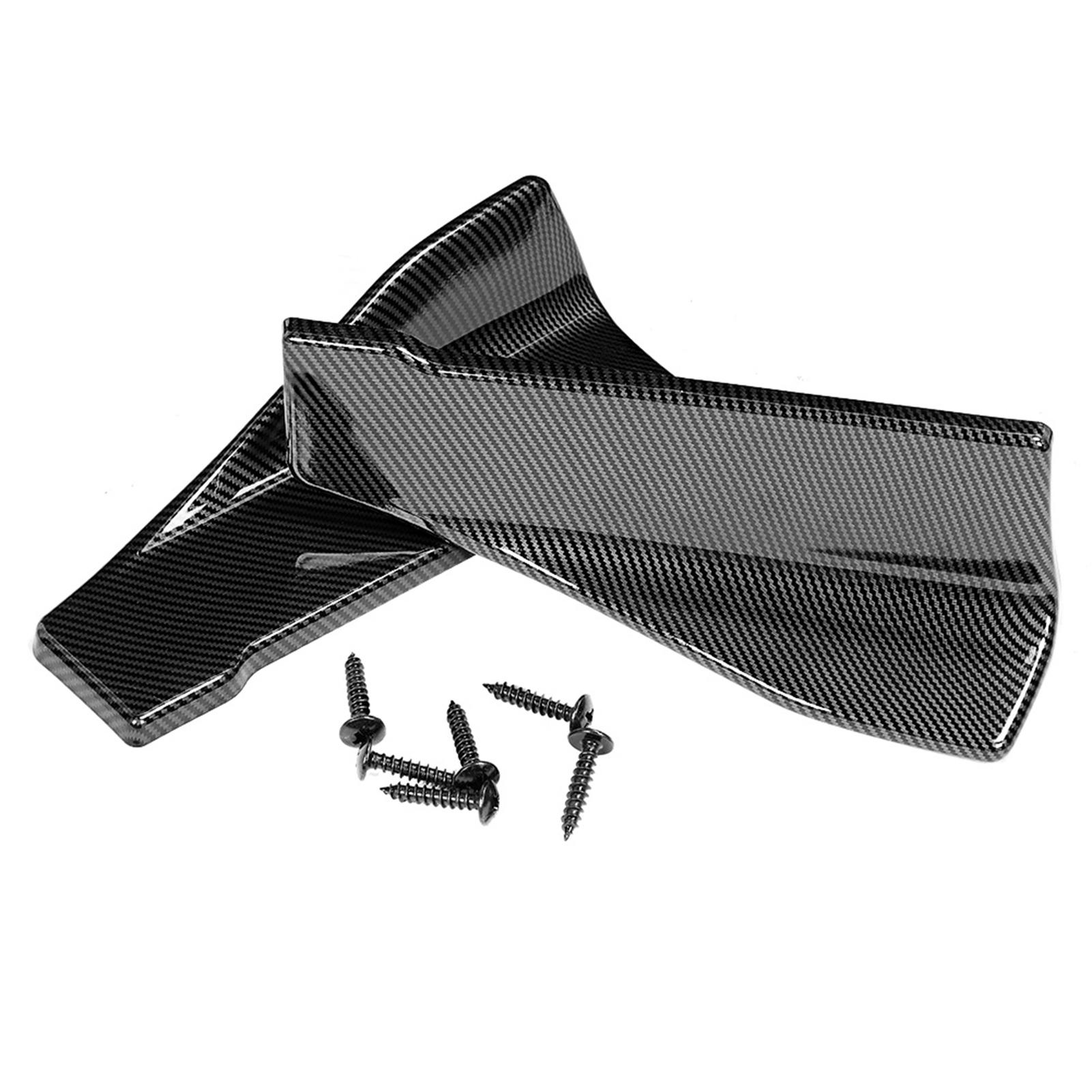 

Rear Bumper Lip Splitter For Automobile Side Skirt - 35cm Carbon For Automobile Side Skirt Splitter Winglet Aprons , & Styling Kits