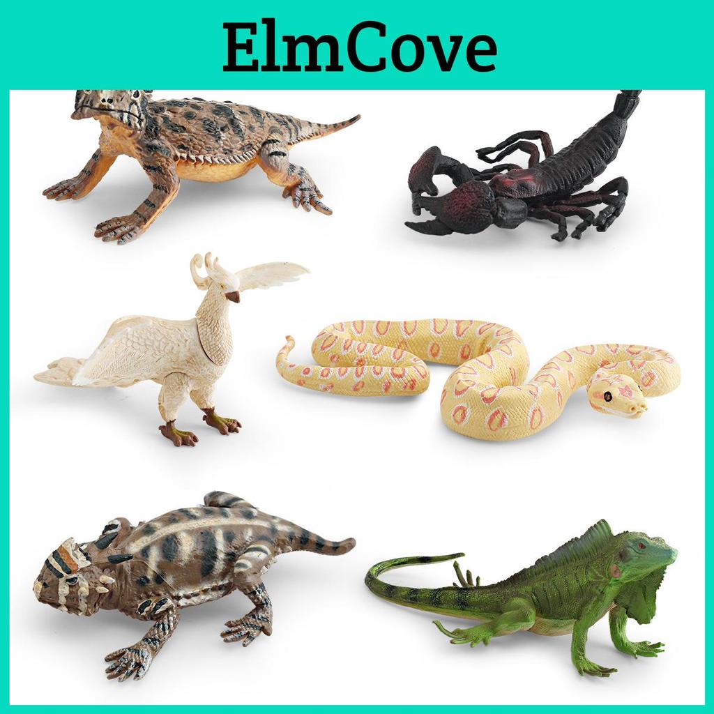 Realistisches Reptilien- und Insektenmodell PVC-Set Für Kinder zum Lernen und zur Spielzeugpräsentation