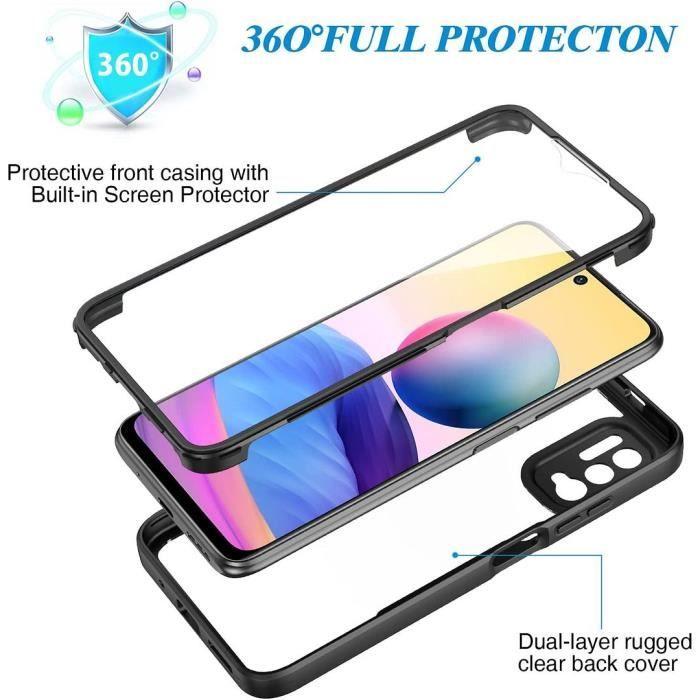 Coque - Redmi - Note 10 5G - Protection 360 Degré - Antichoc - Bordure Renforcée