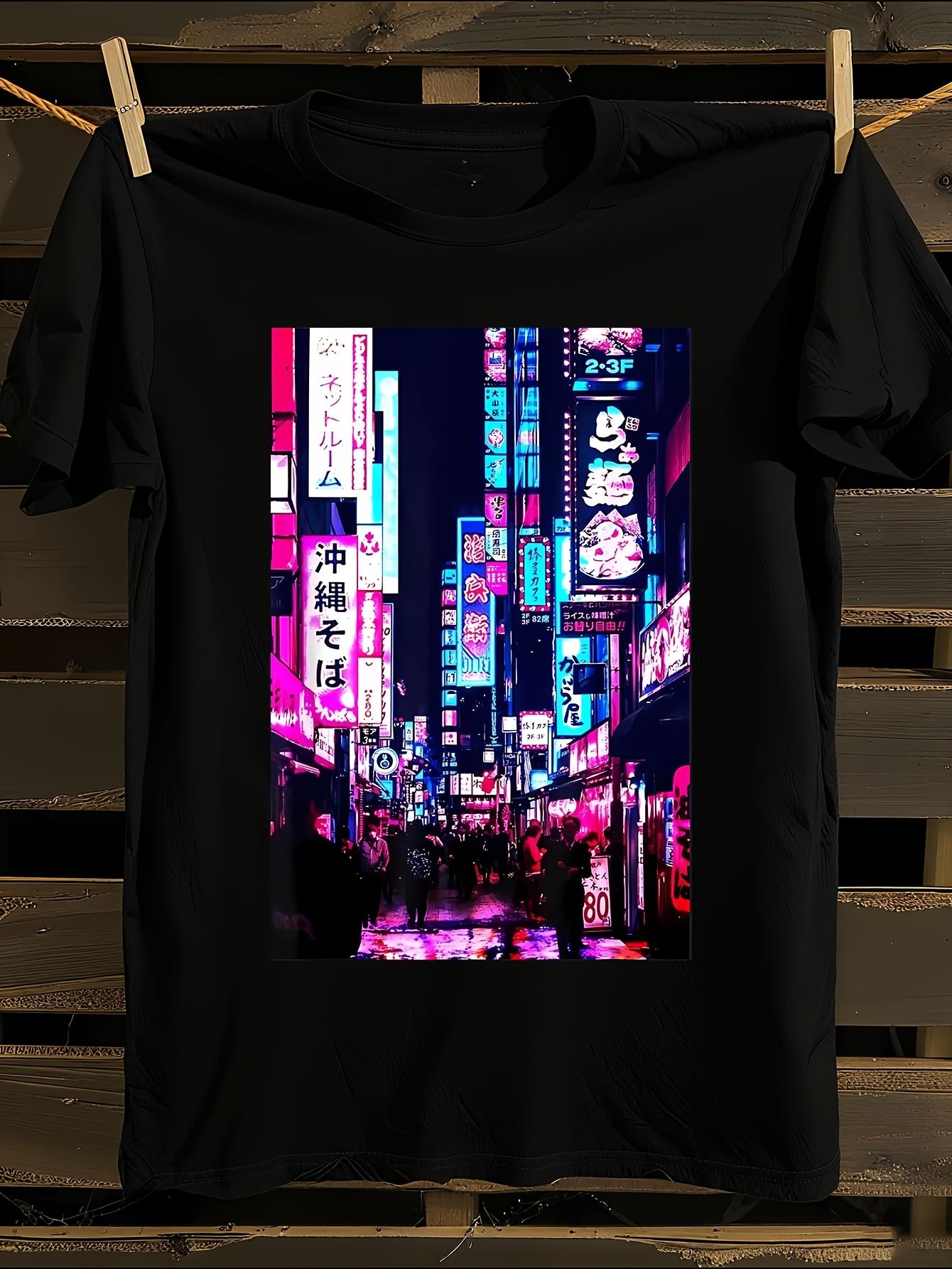 Tokyo Japan Night Skyline Tshirt XXXXL