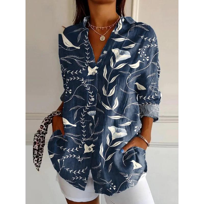 3D Abstract Pattern Women's Long Shirt with Drop Shoulder Sleeves