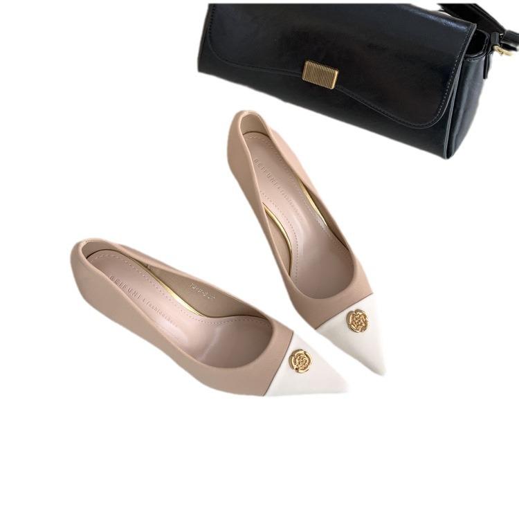 Women’s High Heel Dress Pumps Pointed Closed Toe Shoes Classic Office Party Dressy Casual Wedding Pump Shoes for Women Stilettos Heels Pumps Shoes