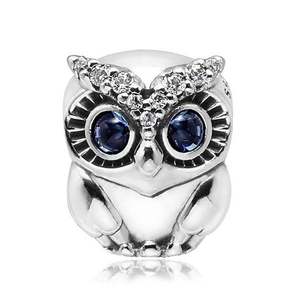 

PANDORA 798397NBCB Sparkling Owl Silver Charm 798397NBCB