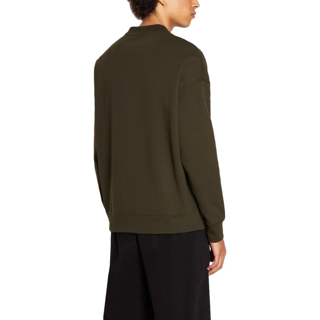 Armani Exchange embossed-lettering long-sleeved sweatshirt 6RZMAC-ZJMAZ-15BA