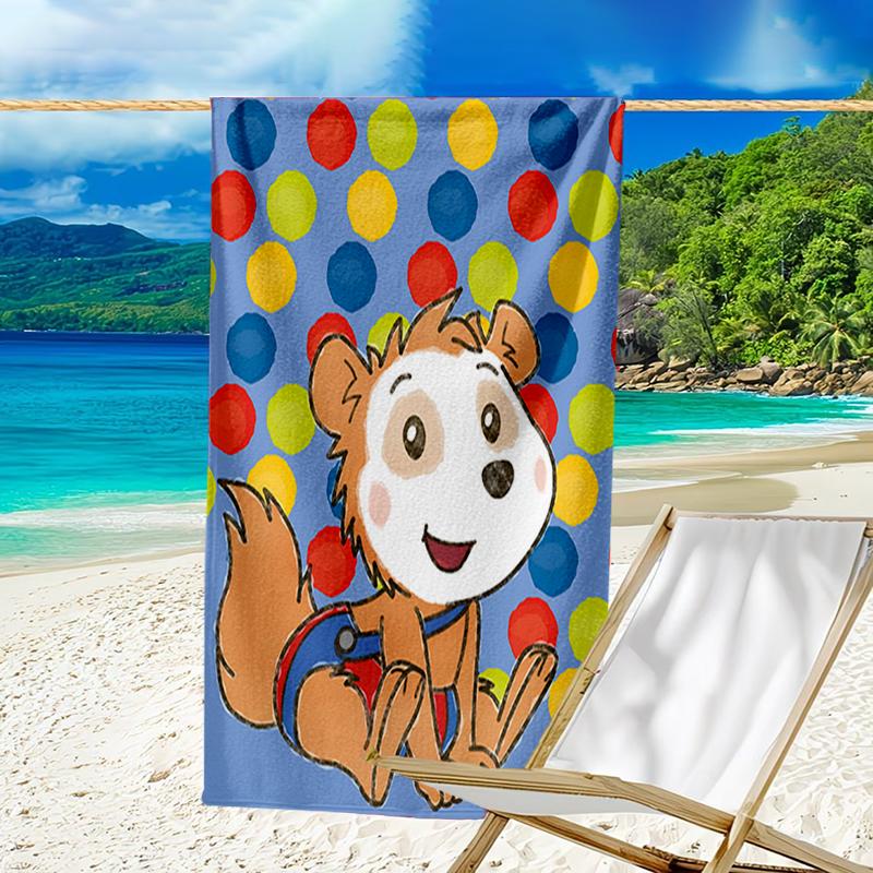 Ultra-Soft Beach Towel with Bobo Theme,Ideal for Pool - Camping, Diving - Perfect Travel Essential, Vibrant Beach Towel.