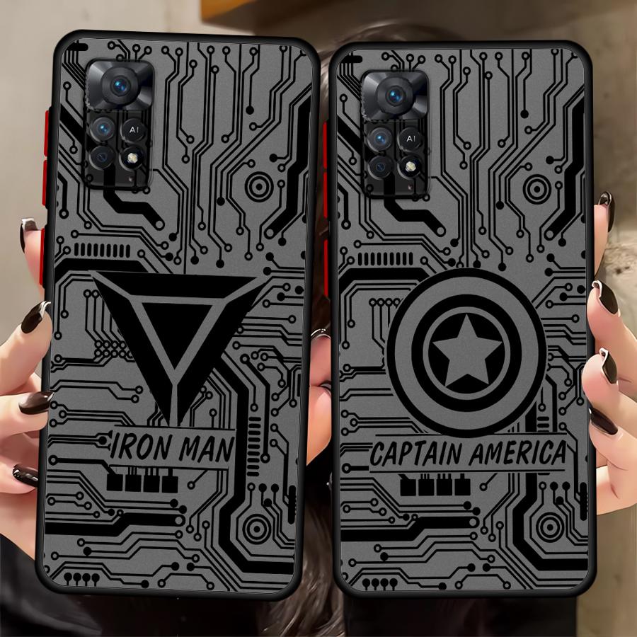 Marvel Cool Hero Logo Funda Phone Cover Case for Xiaomi Redmi Note 14 13 Pro Plus A4 9S 14C 12 10 11 13C