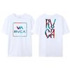 Summer Trendy Brand RVCA T-shirt Men's Women's Plus Size Loose Short-sleeved Fashion Design Tee Streetwear Fashion Top