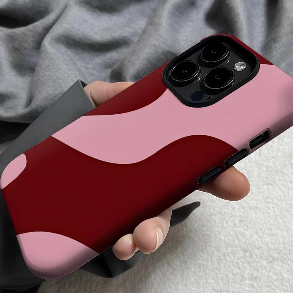 2 In 1 Super Shockproof Phone Case For iPhone 17 Pro Max 16 Pro 15 Plus 14 13 Mini 12 11 16E 17 Air Fashion Case