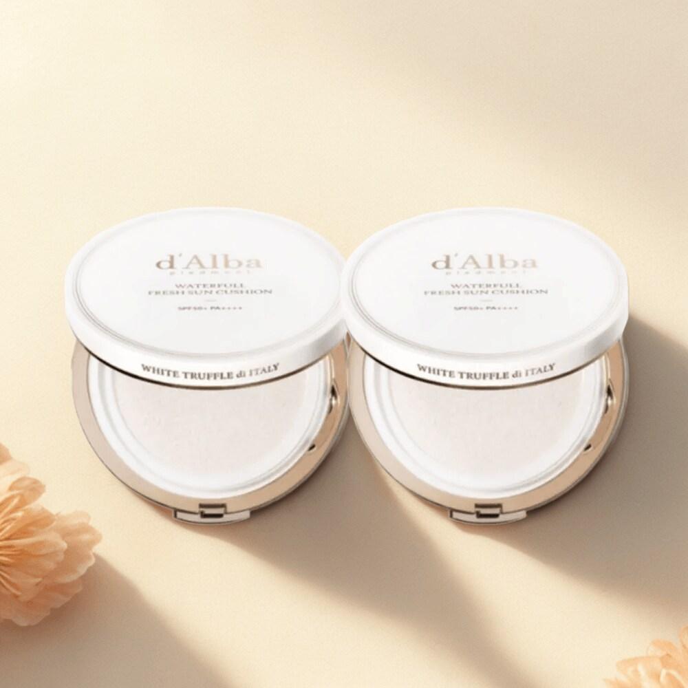 

d Alba Vegan Fresh Mixed Tea Солнцезащитный кушон 15 г 2 шт.