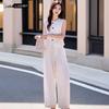 LUDIan Women's Sleeveless Vest & Wide-Leg Pants Set