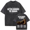 The Weeknd XO Tour 2025 Maglietta Lavata Vintage Uomo Donna Pop Music Manica Corta T-shirt Rap Hip Hop Abbigliamento Gotico T-shirt