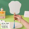 Children's DIY Ancient Style Hand-Painted Round Fan Kit with Thickened Xuan Paper for Crafts & Coloring