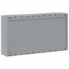 Tool Cabinet with Shelf Black and Grey 100 x 20 x 55 cm