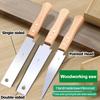 Handsäge im japanischen Stil einseitig/doppelseitig feinzahnige Holzsäge SK5 Stahl flexible Handsäge Gartenhandwerkzeug für die Holzbearbeitung