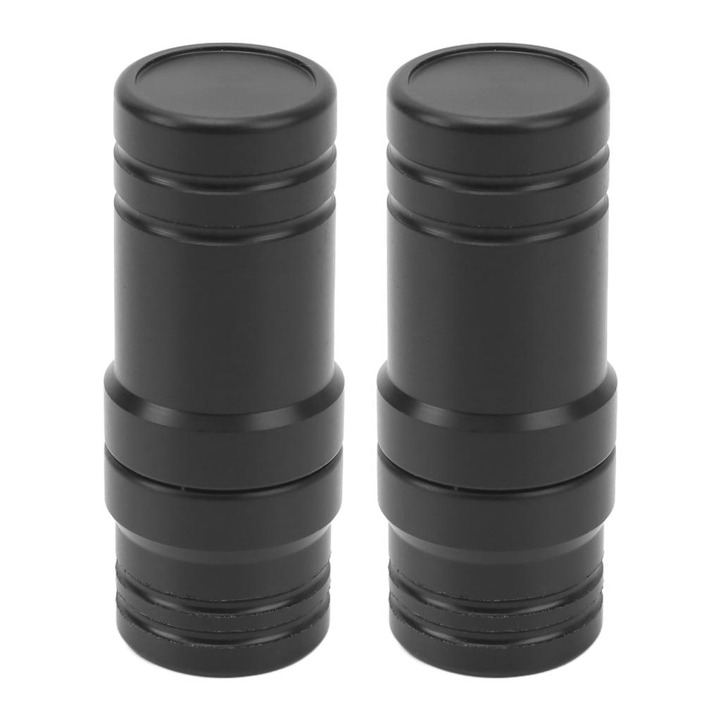 2Pcs Plastic Billiard Cue Joint Protectors Black Pool Cue Stick Joint Protectors Billiard Pool Cue