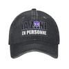Ajul Sign Baseball Cap Vintage Distressed Denim Washed Music Sun Cap Unisex Style Outdoor Activities Adjustable Hats Cap