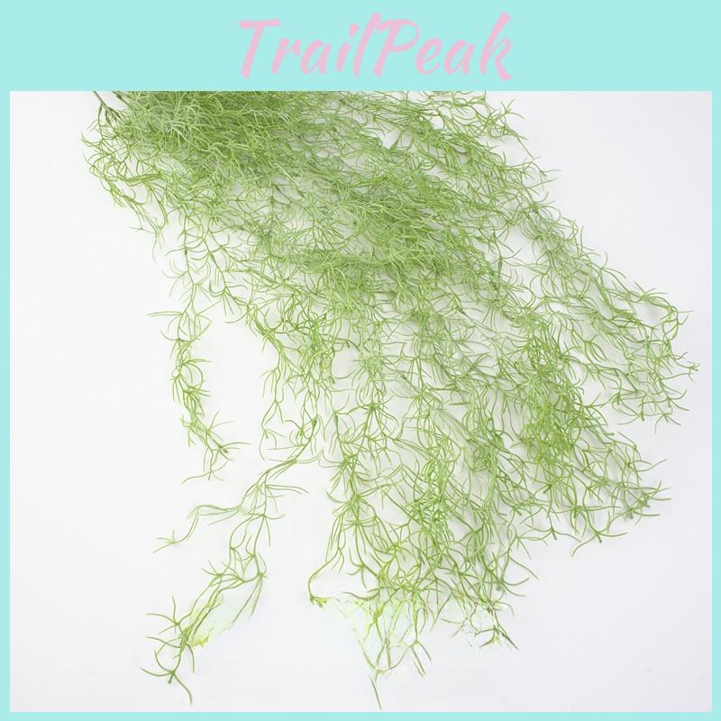 Synthetic Leaf Green Wall Decoration With Silk Material For Bedroom Room Living