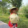 Sunscreen Party Sun Hats Summer Mexican Dance Hat Woven Straw Hats  Children Kids Outdoor