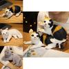 31cm Realistic Plush Cat Doll Soft Stuffed Kitten Toy In Pure Grey White Yellow And More For Kids' Pet Collection