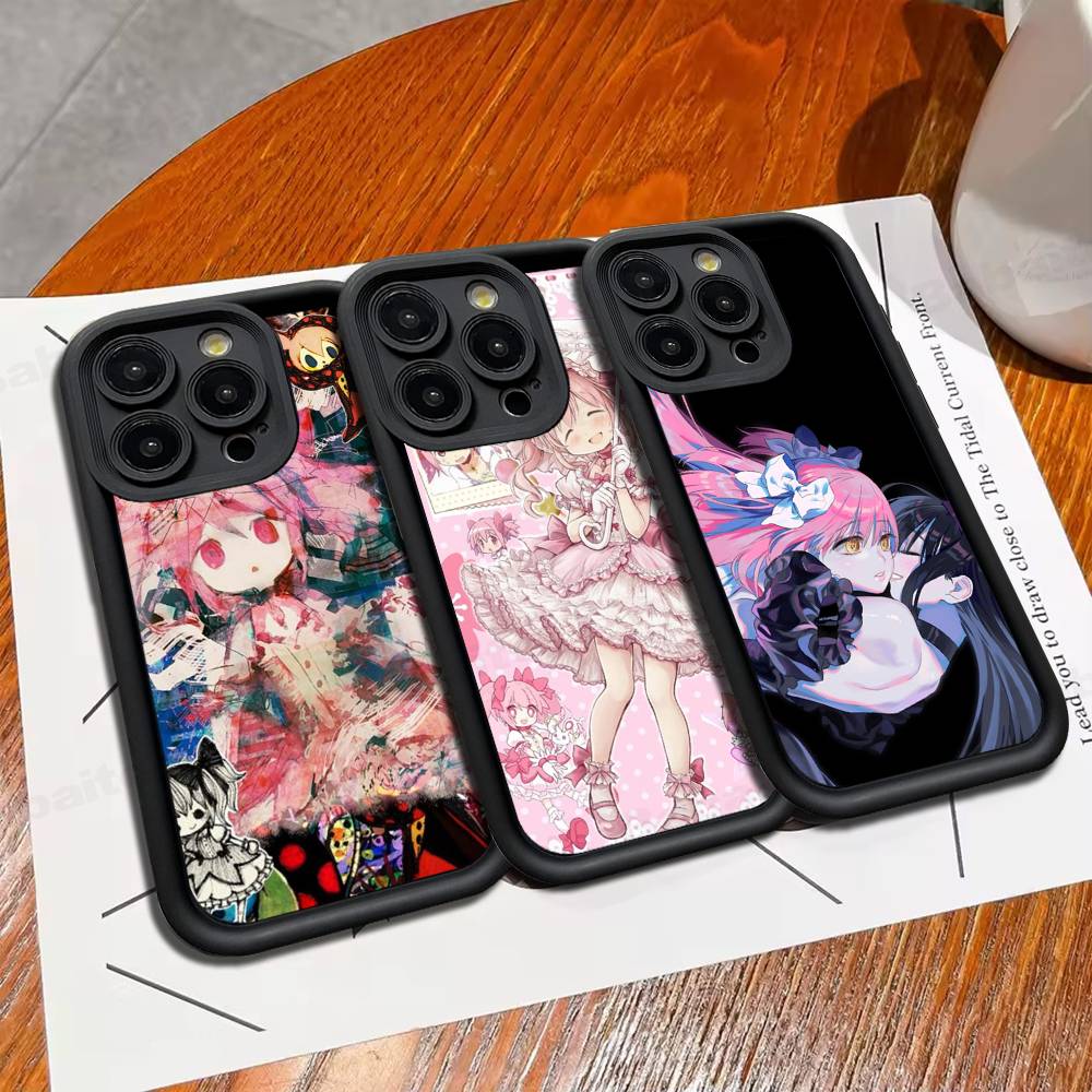 Girl Anime Puella Magi Madoka Magica TPU Phone Cover For Iphone 17 16 15 14 13 12 11 Pro Max Plus Case Cover