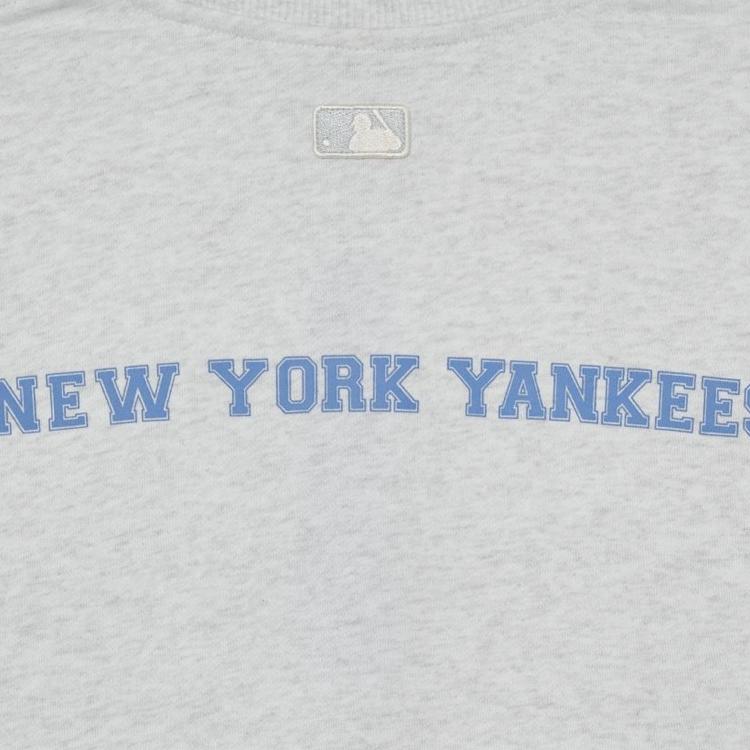 New MLB New York Yankees Sweatshirts Unisex Light Gray 3AMTC0131-50MGL