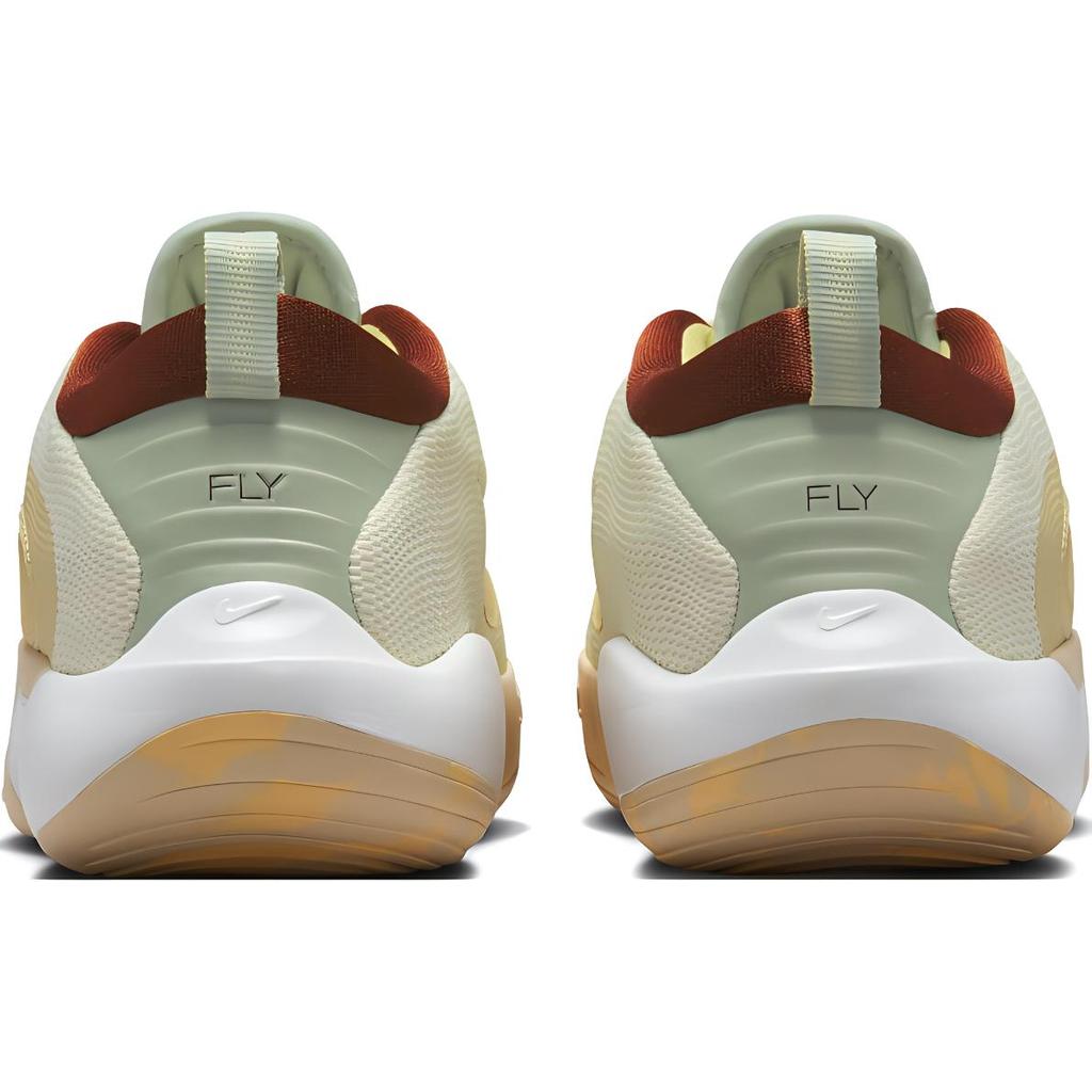 Nike Isofly Comfortable Versatile Shock Absorbing Durable Breathable Mid-Top Kids Basketball Shoes Kids Basketball Shoes Lemon-Yellow HQ3476121