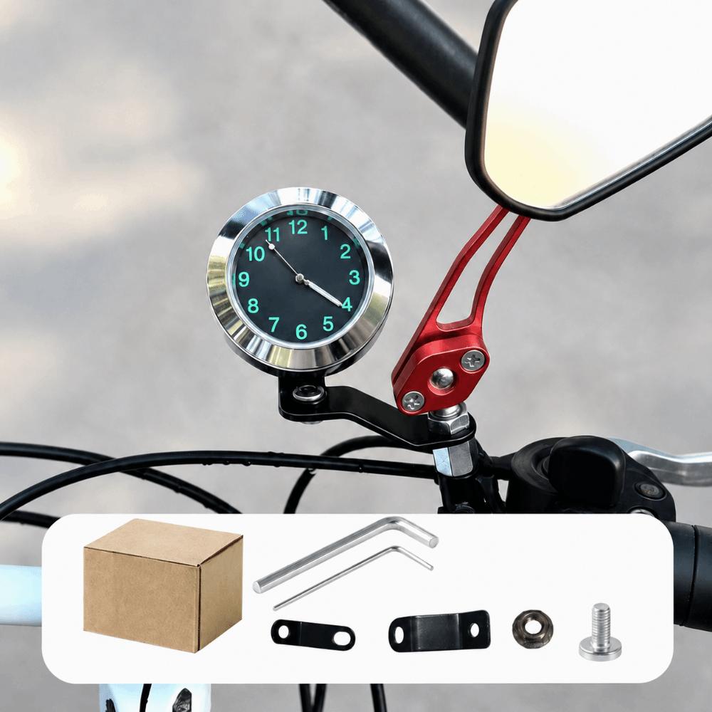 Aluminum Motorcycle Clock Rearview Mirror Mount Moto Clock Universal Bicycle Clock  Motorcycle