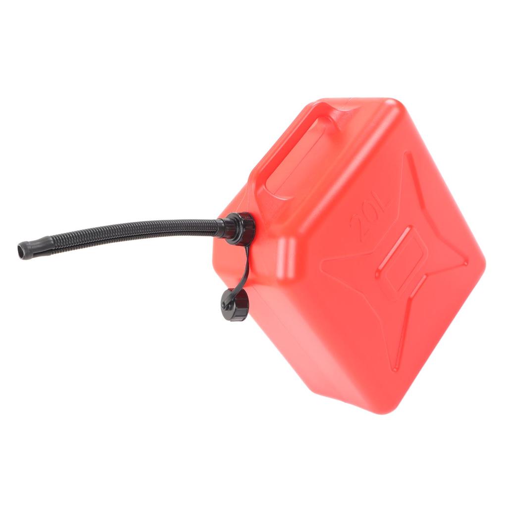 Gas Can 5.2 Gallon 20L Jerry Can Fuel Container High Strength Flame Retardant HDPE with Scale Non Static Food Grade