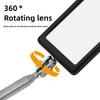 Auto 360 ° Inspektionsspiegel LED-Licht Teleskopspiegel Erweitern Sie Mechanikerwerkzeuge Inspektionsspiegel Teleskopgriff Reparaturzubehör