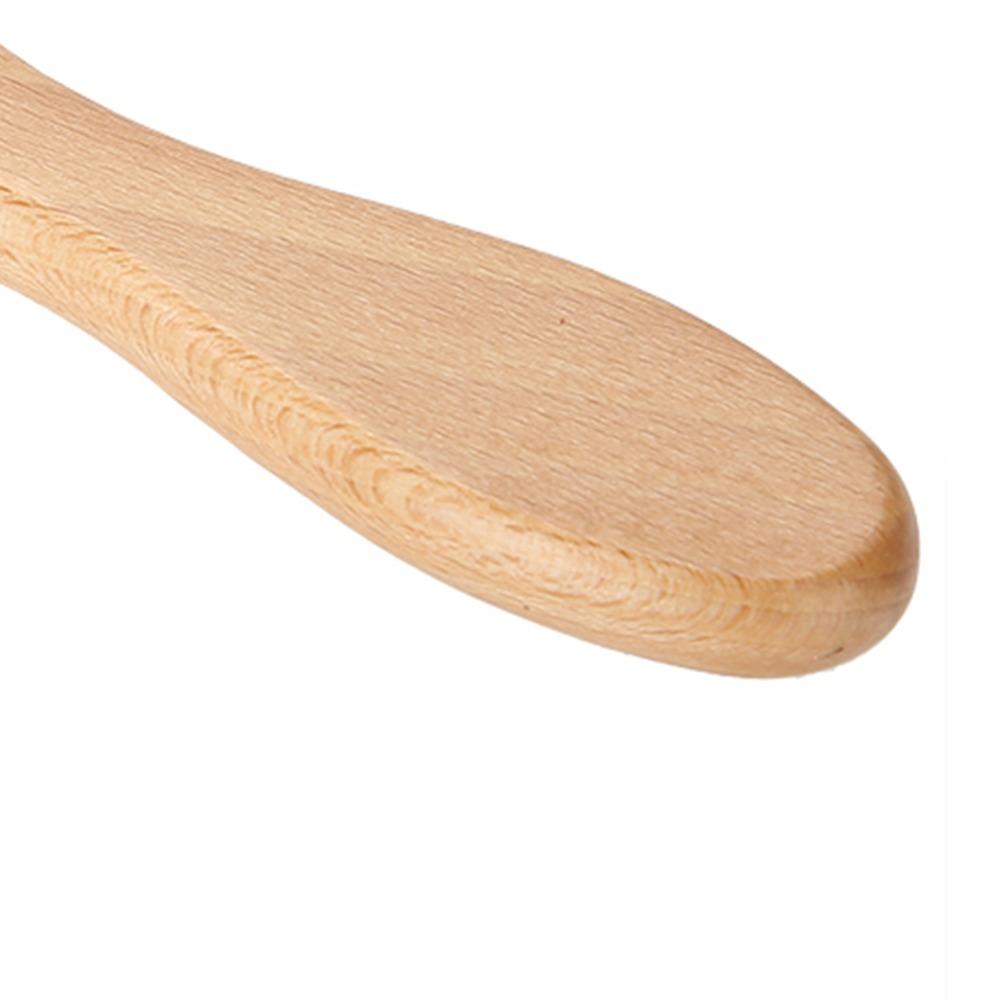 Soft Oil Head Brush Wooden Handle Hair Styling Brush Scalp Grooming Goat Hair Brush Home Use