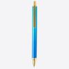 Fountain pen WANCHER 1xonexwan CLICKER/clicker fountain pen (blue x light blue (with converter))