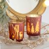 Candle Cups Table Centerpiece Stand Votive Christmas Glass Tealight Cup For Home Indoor Holiday Wedding Reception Mantel
