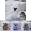 Koala Plush Sweet Toy 12cm Fluffy Keychain Soft Pp Cotton Animal Cuddly Companion