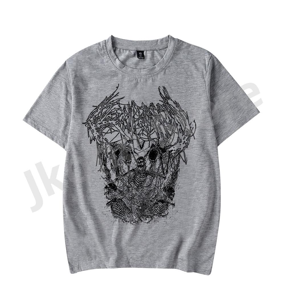 Ken Carson Death Mosh Tee A Great Chaos Album Merch Women Unisex Fashion Casual HipHop Short Sleeve Tshirts S