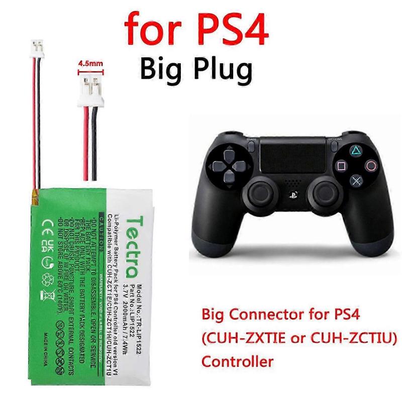 2025 SONY Dualshock 4 V1 V2 Wireless Controller, PS4, PS4 Store, Slim, LIP1522, Playstation, Deliberately Pad, 4x2000mAh, Aste Battery, 1PC