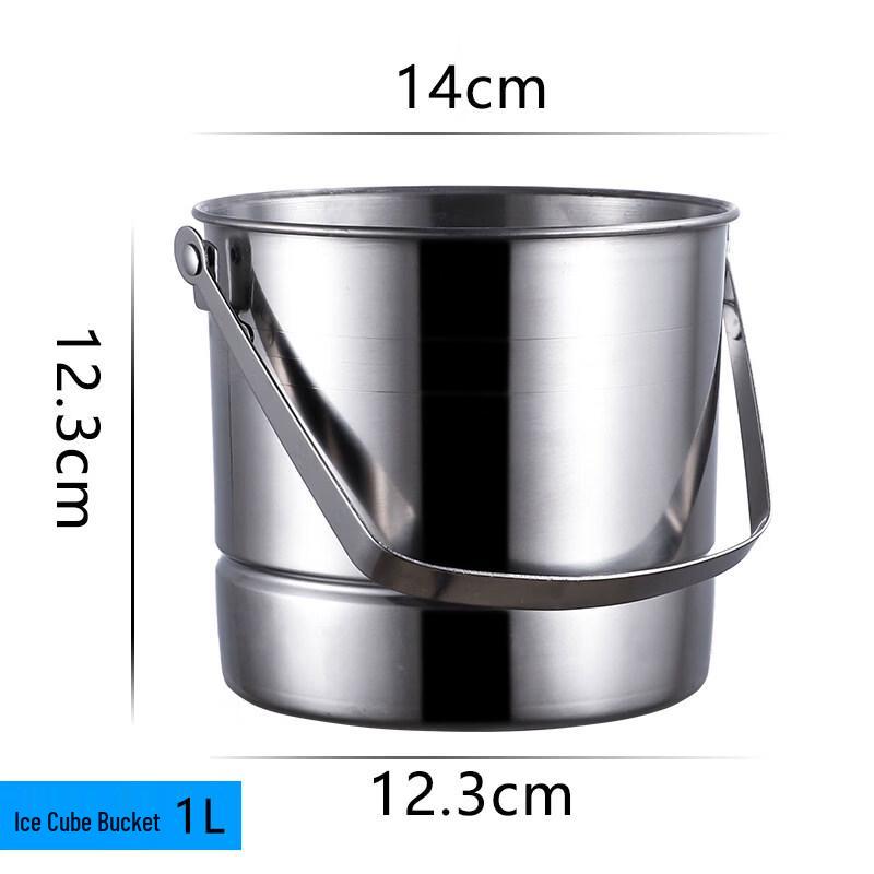 ZISIZ Stainless Steel Tiger Head Ice Bucket