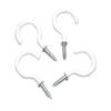 70PCS Ceiling Hooks Heavy Duty Screw Cup Hook for Bathroom Kitchen Wall Ceiling Hanging Various Size Combination Package