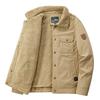 Z3166 #Fleece Cotton-Padded Jacket, Cotton Jacket, Men'S Casual Fleece Thickened Jacket, Lapel And Cotton Men'S Clothing