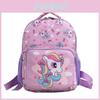Cute Unicorn School Backpack With Air Cushion Straps And Animal Print For Early Education